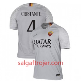 AS Roma Fodboldtrøjer Cristante 4 Udebanesæt 2018/19 Kort ærmer